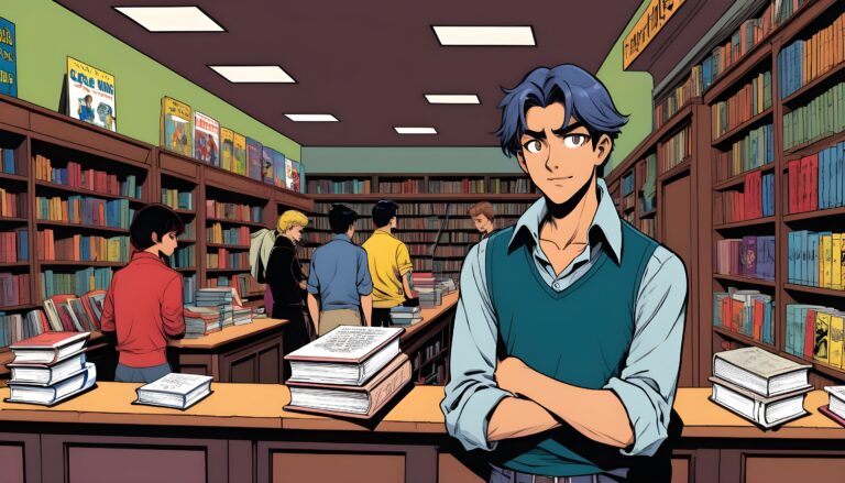 008. Working at the Bookstore